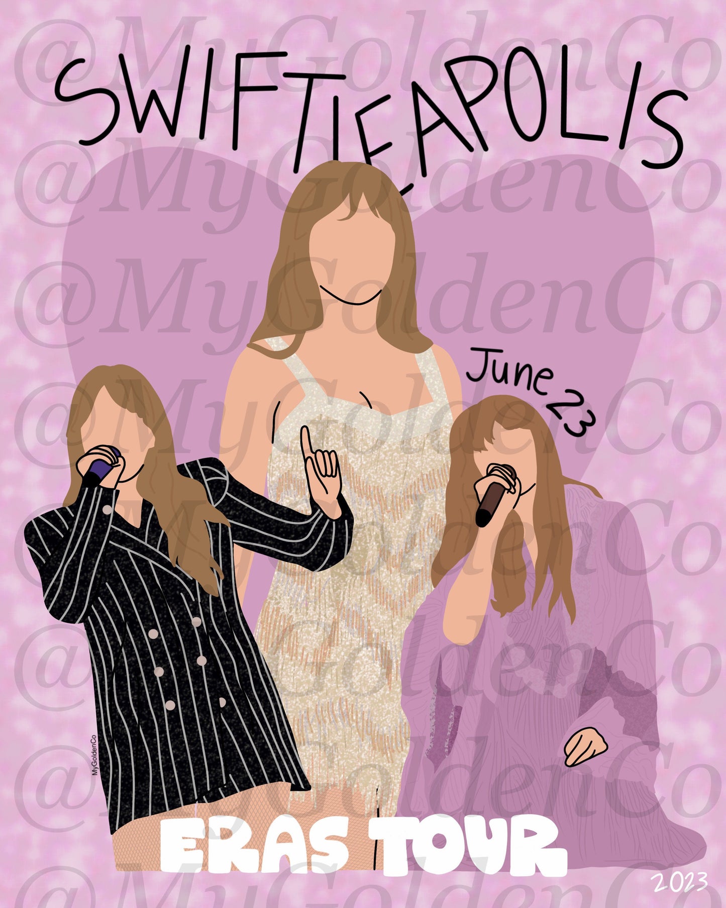 Swiftieapolis June 23 Glossy Poster