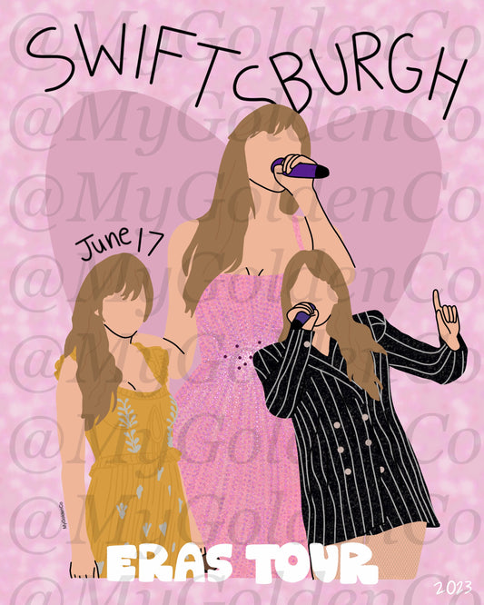 Swiftsburgh/Pittsburgh June 17 Glossy Poster