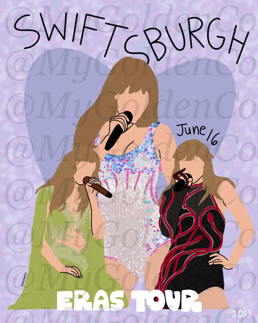 Swiftsburgh/Pittsburgh June 16 Glossy Poster