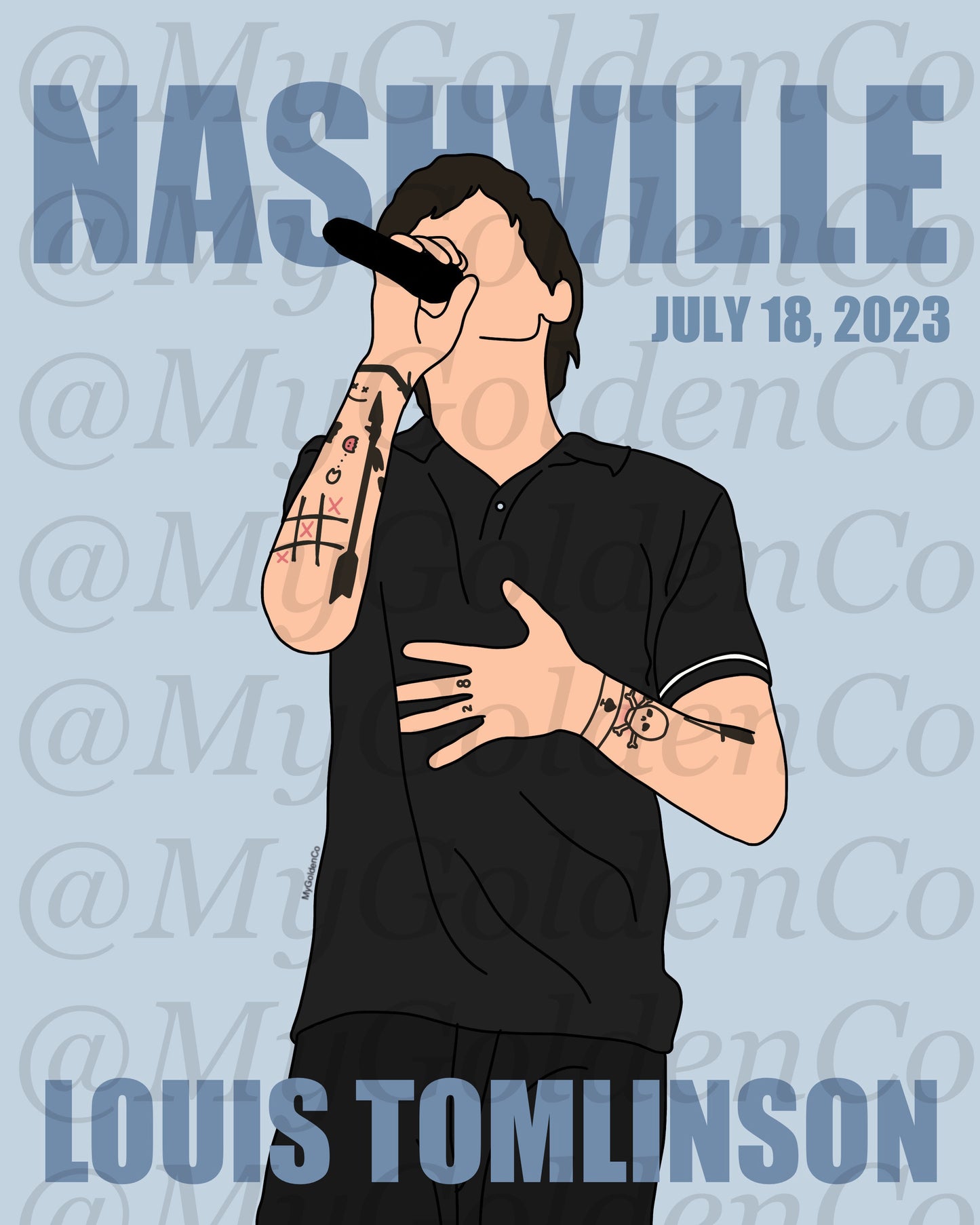 Nashville FITFWT Glossy Poster